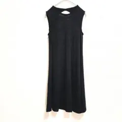 *GAP* ギャップ ノースリーブ ワンピース サイズXXS 黒 バックカット
