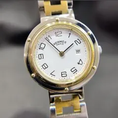 エルメス時計/極極極美品クリッパー/新品電池新品仕上げ正常稼働品