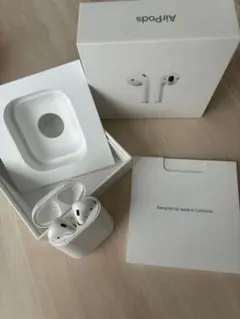 AirPods ホワイト 充電ケース付き　第1世代　ジャンク品　正規品