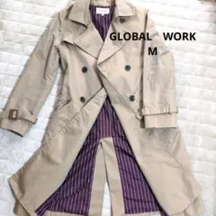 GLOBAL WORK ベージュ トレンチコート M