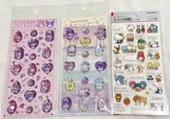 サンリオストーンシール　大人の図鑑　サンリオ　レトロ編　シール3枚セット