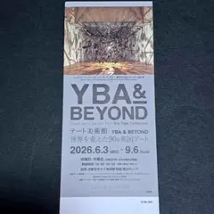 YBA & BEYOND 世界を変えた90s英国アート 展　招待券１枚のサムネイル