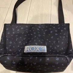 ROXY 花柄 ショルダーバッグ 黒