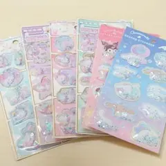 サンリオ シェイカーステッカーズ シナモン ウォーターシール 6枚セット
