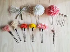 着物に似合う装飾ヘアアクセサリー 髪飾り 和風 華やか 軽量で耐久性あり