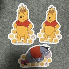 ディズニー 100周年 くまのプーさん イーヨー ステッカー 3枚のサムネイル