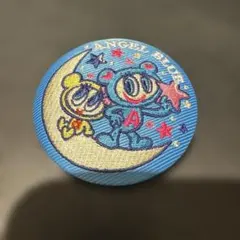 ナルミヤキャラクターズ　刺繍缶バッジ　エンジェルブルー