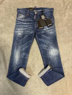 【タグ付き】DSQUARED2 Skater Jean ボタンフランジーンズのサムネイル