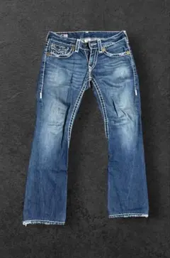 TRUE RELIGION BILLY SUPER T io 着用 デニム 26 - メルカリ