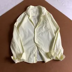 美品✨フランクアンドアイリーン　イエロー　スキッパーシャツ　バリー　洗える