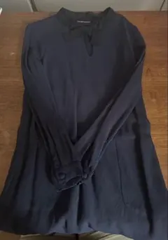 EMPORIO ARMANI ダークブルー ワンピース 10A