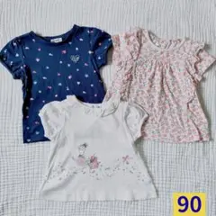 ビケットクラブ　組曲　スラップスリップ　90　半袖トップス　3点　#461