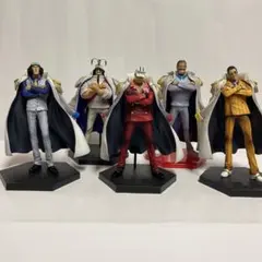 ワンピースDX海軍フィギュア センゴク 赤犬 黄猿 青雉 ガープ　5体セット