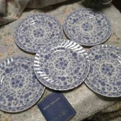 みずきMINTON　SHALIMARミントンシャリマーデザートプレート５枚 みずきMINTON SHALIMARミントンシャリマーデザートプレート5枚