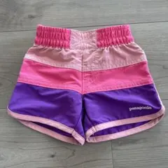 patagonia サーフパンツ 3-6M ピンク・紫