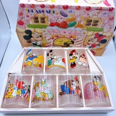 キリンレモン ディズニーおっとっとグラス 昭和レトロ ミッキー ミニー