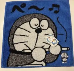 新品　ドラえもん　ぺ〜　タオルハンカチ　ハンドタオル　ブルー　ギフト