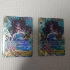 ワンピースカード　アニバーサリー　3rd くま　パラレル　プロモ　2枚セット