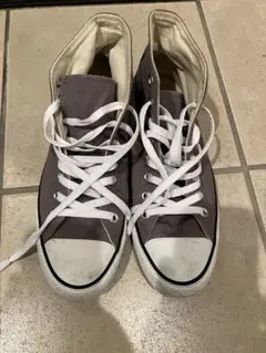 Converse コンバースハイカット グレー スニーカーのサムネイル