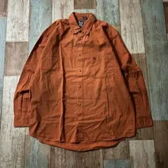 OLDGAP ボタンダウンシャツ 90s オレンジ コットン 古着