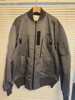 sacai MA-1 フライトジャケット ブラック　綾野剛着用2点セット sacai MA-1 フライトジャケット ブラック 綾野剛着用2点セット - メルカリ