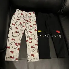 Hello Kitty パンツ 裏起毛　2点セット 100cm