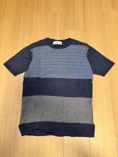 【値下げ！】AUTHENTIC WEAR ボーダー ニットのサムネイル