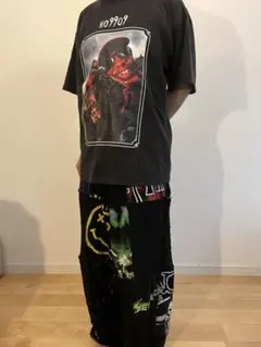 短丈ペイント黒シャツレジェンダdoubletラフシモンズKIDILL 短丈ペイント黒シャツレジェンダdoubletラフシモンズKIDILL - メルカリ