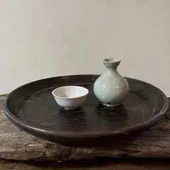 白磁盃　⑥古伊万里　平佐　くらわんか　ぐい呑　酒器　骨董　アンティーク　検:李朝