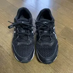 ASICS ブラック レーザービーム　24cm