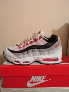 NIKE AIR MAX 95 ホワイト/ブラック/レッド　ビックバルブ　アトモのサムネイル