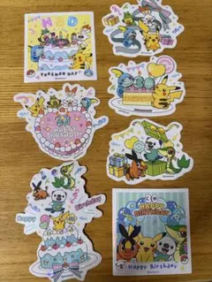 ポケモン韓国限定30周年記念ステッカー ヒトカゲ ゼニガメ フシギダネ