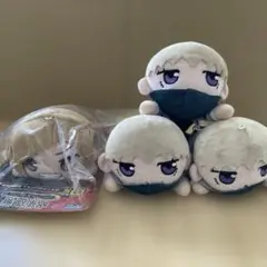 呪術廻戦 寝そべりぬいぐるみ セガラッキーくじ 狗巻棘 釘崎野薔薇4体まとめ売り