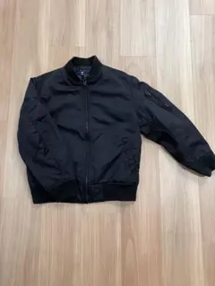 UNIQLO　キッズ　MA-1ブルゾン140cm ブラック ジャケット　ユニクロ