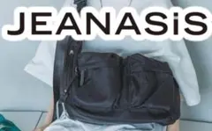JEANASIS ナイロンベルトボディBAG ブラック