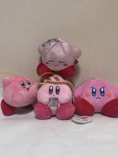 星のカービィ ぬいぐるみ マスコット 4点セットのサムネイル