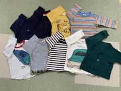 80cm 90cm 男児向け　長袖　まとめ売り　9着