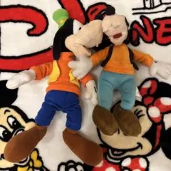 ディズニー グーフィー ぬいぐるみ キーホルダー 2個セット