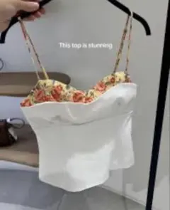 新品タグ付き✨ ザラ ZARA ビスチェ キャミソール フラワープリント S