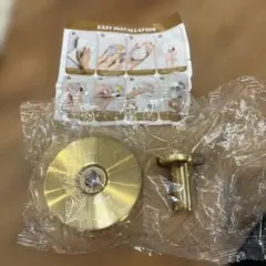 吸盤フック ゴールド 穴あけ不要 耐荷重約3kg
