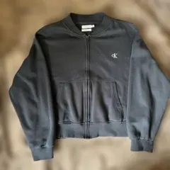 古着 Calvin Klein ジップアップ スウェット ボンバージャケットのサムネイル