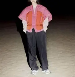 ダウンベスト ピンク