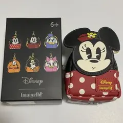 ディズニー ラウンジフライ ミニバッグチャーム キーホルダー ミニー