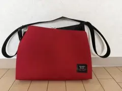 アヤノコウジ Sarei がま口 ワンショルダー バッグ レッド