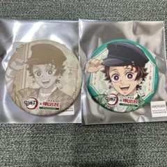 鬼滅の刃　明治村　マット 缶バッジ　竈門炭治郎　2点セット