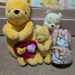 くまのプーさん ぬいぐるみセット　ツムツム