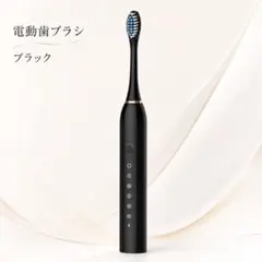 신제품 전동 칫솔 블랙 충전식 브러시 4개 충전기 방수 음파 진동