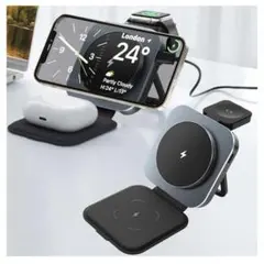 3in1 ワイヤレス充電器 Type-C Mag Safe 対応 iPhone