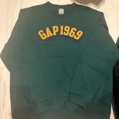 GAP 1969 ダークグリーン スウェット Lサイズ