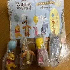 Winnie the Pooh マスコットチャーム 4体セット